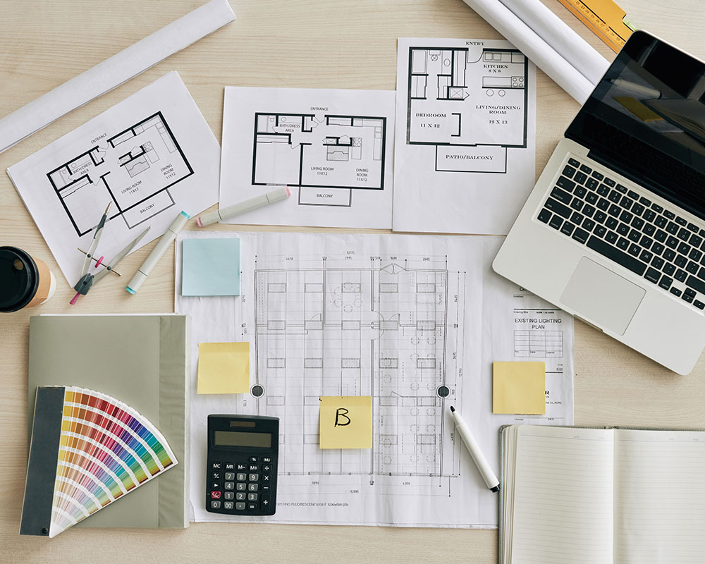 Les surfaces de construction
