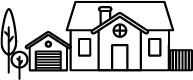 pictogramme maison individuelle construction neuve - Kami Architecture - rénovation d'une ferme en maison